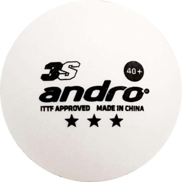 ลูกปิงปอง ANDRO 40+ 3 ดาว ITTF Approve - Image 2